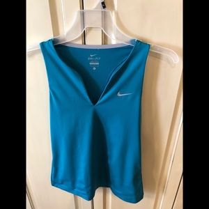 Nike drifit tank, womens size Large, teal